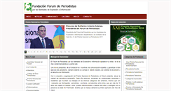 Desktop Screenshot of forumdeperiodistas.org