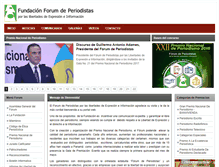 Tablet Screenshot of forumdeperiodistas.org